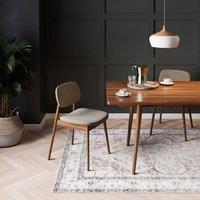 Kukoon Pale Beige Traditional Flatwoven Living Room Area Rug Hallway Runner | Size: 80 cm x 300 cm