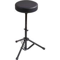 KORVIXA Folding Padded Music Stool for Guitar/Keyboard/Drums in Black | Size: 1000L