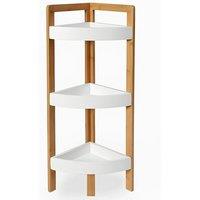 FORGEVIO 3 Tier Corner Storage Shelf Bathroom Display Organiser Stand