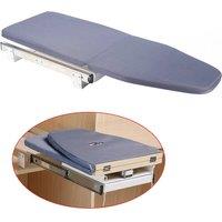 SPETLEK Folding Pull-Out Stow Away Rotation Retractable Ironing Board in Grey | Size: 0.6m2