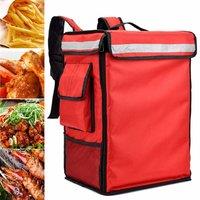 SPETLEK 42L Food Delivery Backpack Foil Insulated Pizza in Red | Size: 0.6m2