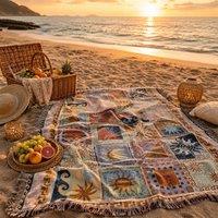 SPETLEK Portable Thickened Outdoor Blanket, Picnic Blanket XL | Size: 0.6m2