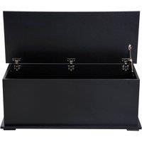 Kelvenix Storage Box with Flip-Top Lid black