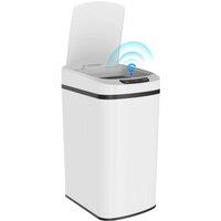 Kelvenix Automatic Touchless Motion Sensor Kitchen Bin in White | Size: 0.6m2