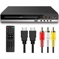FLAVORA DVD Player HDMI 1080P Region Free in Black