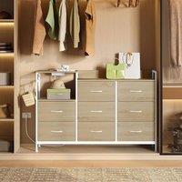 SPETLEK Chest of Drawers Light Oak Model 3 (8 Drawers) in Natural | Size: 0.6m2