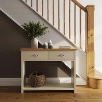 FORGEVIO Console Table Storage 2 Drawers Entryway Living Bedroom