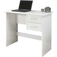FORGEVIO 2 Drawer Desk white Dressing Table Dresser White