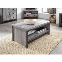 FORGEVIO Coffee Table Grey chunky 30mm top distressed finish