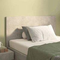 EONLION Bed Headboard Concrete Grey | Size: Double