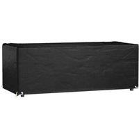 EONLION Garden Furniture Cover Waterproof Rectangular in Black | Size: 100 cm