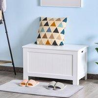 FORGEVIO Large Storage Box Toy Chest Cabinet Unit Organizer in White