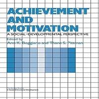 Cambridge University Press Achievement & Motivation: A Social-Developmental Perspective