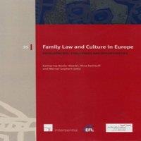 TBD Family Law & Culture in Europe : Developments, Challenges and