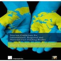 TBD Siracusa Guidelines for International, Regional & National