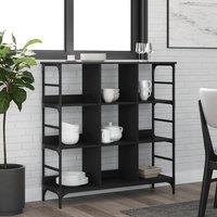 Berkfield Home Sideboard Black 102x32x103.5 cm Engineered Wood