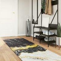 Berkfield Home Rug Washable Multicolour 80x300 cm Anti Slip | Size: 100 cm diameter