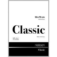 nielsen Classic 50x70cm Picture Frame - Aluminium with Glass Front in Silver | Size: 50x70 cm