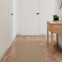 Berkfield Home Carpet Runner Sisal Look Sand 50x300 cm in Brown | Size: 100 cm diameter