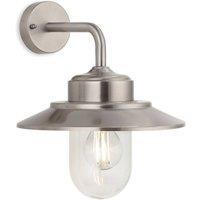 Netlighting Naples Wall Light Stainless Steel IP44 in Grey
