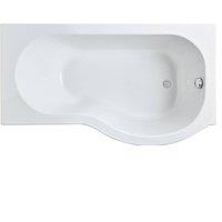 Balterley 1500mm P shaped showerbath RH in White