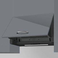 SIA 60cm Integrated Built In Cooker Hood Kitchen Extractor Fan - INT60BL in Black