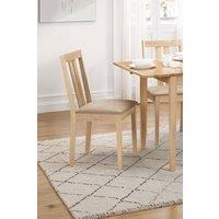 Julian Bowen Rufford Dining Chair (Set of 2) in Natural