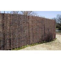Primrose Premium Woven Willow Hurdle Fence Panel Screening 1.82cm x 1.2m in Brown