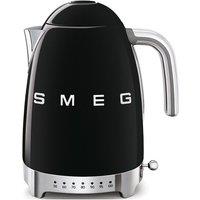 Smeg KLF04 50s Retro Kettle with Temperature Selector 1.7 Litre in Black