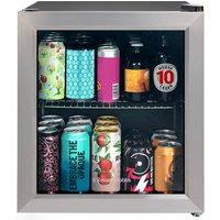 Russell Hobbs Glass Door 46 Litre Drinks Cooler with Temperature Control RHGWC3SS-C in Silver