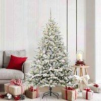 Berkfield Home Artificial Pre-lit Christmas Tree with Ball Set Green 180 cm