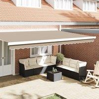Berkfield Home Awning Valance for 5 m Frame Beige 4.8x0.2 m
