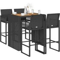 Berkfield Home Garden Bar Set | Black