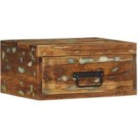 Berkfield Home Wall-mounted Bedside Cabinets 2 pcs Solid Wood Reclaimed