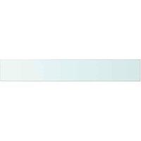 Berkfield Home Shelf Panel Glass Clear 100x15 cm
