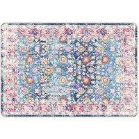 Berkfield Home Rug Washable Multicolour 160x230 cm Anti Slip | Size: 100 cm diameter