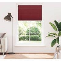 Berkfield Home Pleated Blind Bordeaux Red 120x200 cm Fabric Width 119.4 cm Polyester