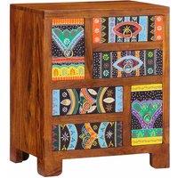 Berkfield Home Sideboard Multicolour 50x35x60 Solid Wood Acacia