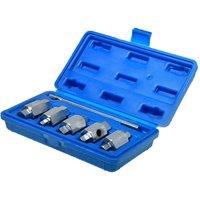 KORVIXA 6 Pack Double Sided Oil Sump Drain Plug Axle Gearbox Tool Key in Silver | Size: 10000mm x 520mm