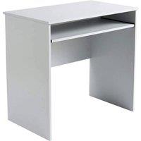 FORGEVIO Computer Desk Laptop Table Home Office Study Workstation Gaming in Grey