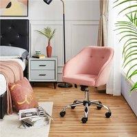 Kelvenix Makeup Vanity Home Desk Chair Pink | Size: 0.6m2
