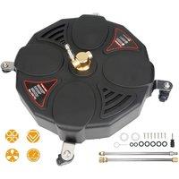 FLAVORA 13 Inch 2500PSI Pressure Washer Surface Cleaner in Black | Size: 10g