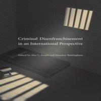 Cambridge University Press Criminal Disenfranchisement in an International Perspective
