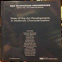 Cambridge University Press State-of-the-Art Developments in Materials Characterization