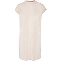 Build Your Brand Women's Extended Shoulder Dress in Pink | Size: 2XL