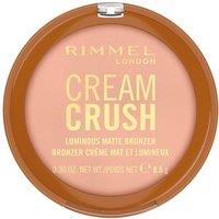 Rimmel London Women's Cream Crush Luminous Matte Bronzer 8.5 g in Chai Latte | Size: 8.5G
