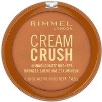 Rimmel London Women's Cream Crush Luminous Matte Bronzer 8.5 g in Caramel Spice | Size: 8.5G