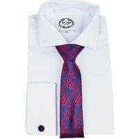 XPOSED Men's Paisley Print Necktie in Blue