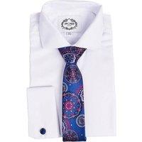 XPOSED Men's Floral Paisley Neck Tie in Blue
