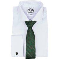 XPOSED Men's Mini Floral Neck Tie in Green